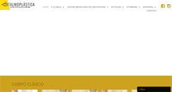 Desktop Screenshot of oftalmoplastica.com.br